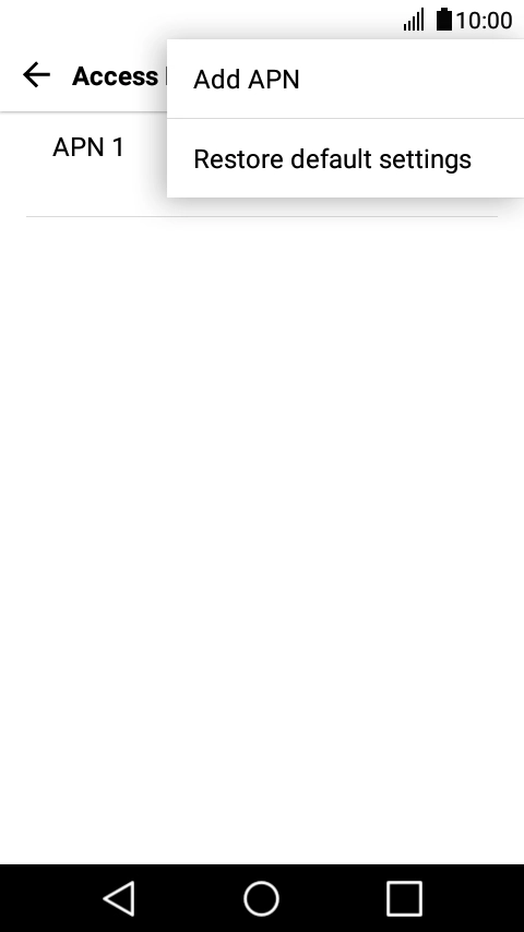 Press Add APN.
