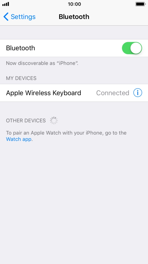Press the Home key to return to the home screen.