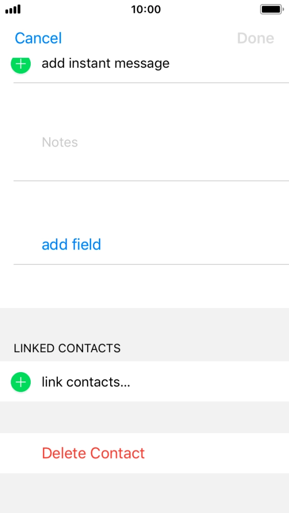 Press link contacts....