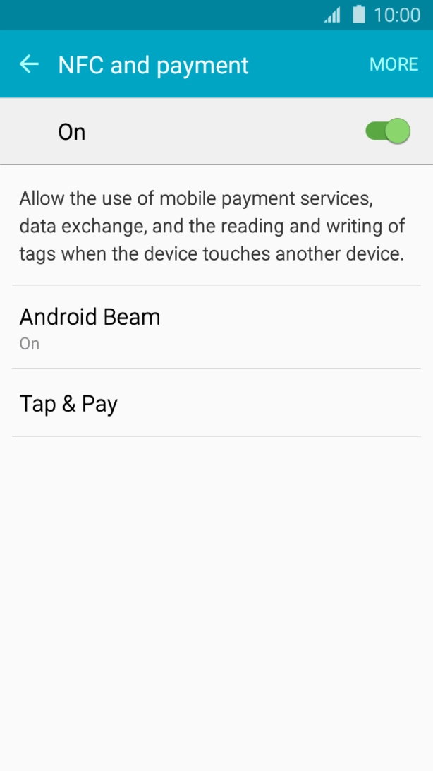 Press the indicator to turn the function on or off.