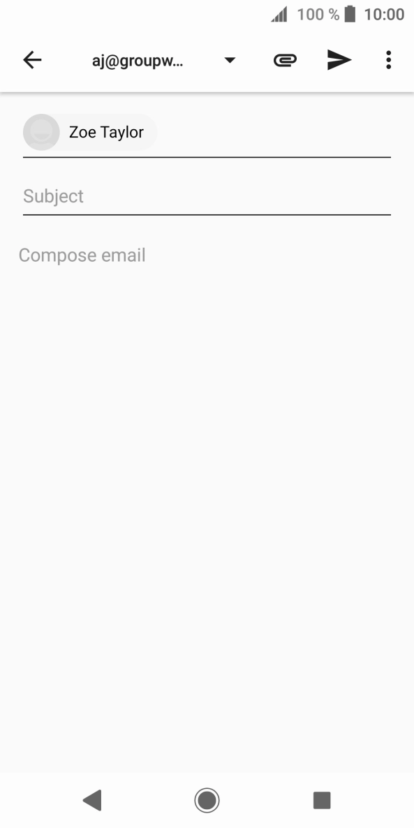 Press Subject and key in the required subject.