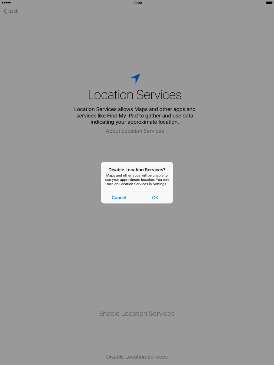 If you turn off the function, press OK. If you turn off the function, press OK.