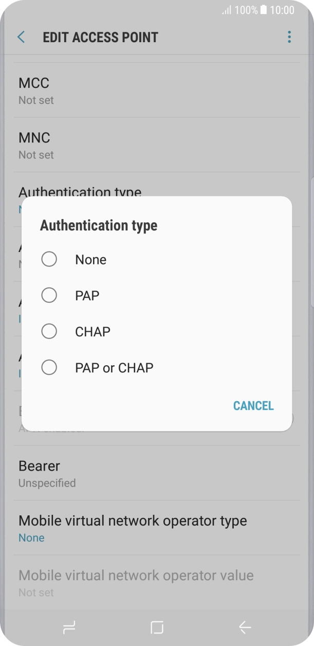 Press None. Press None.