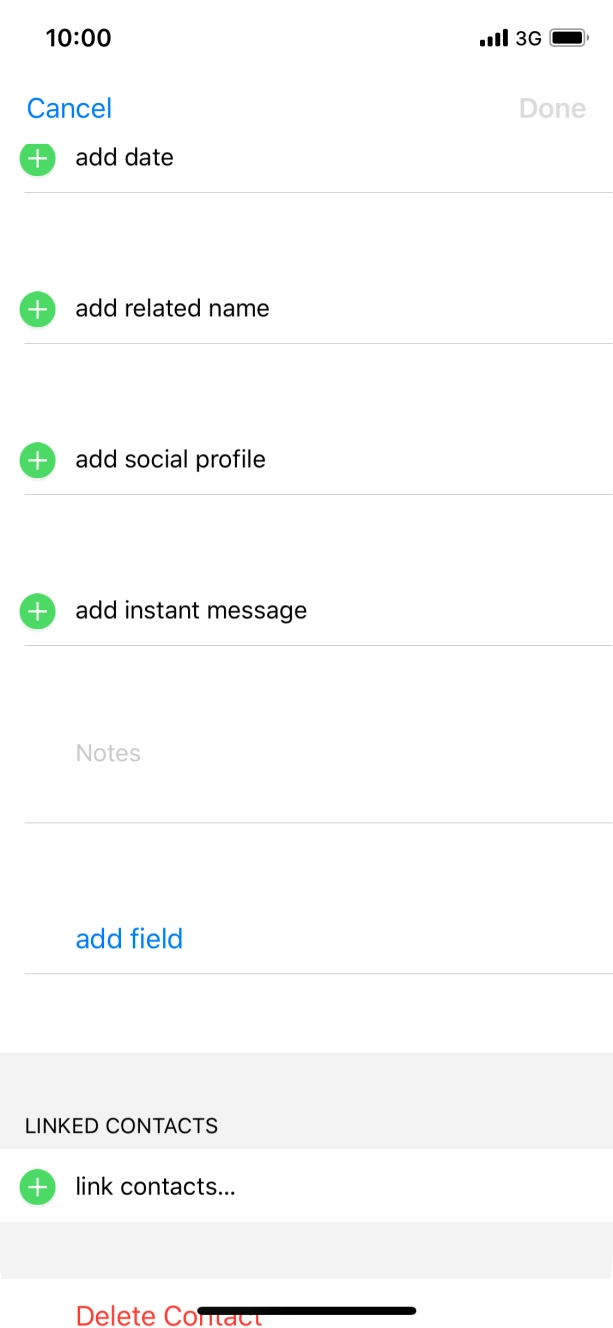 Press link contacts....