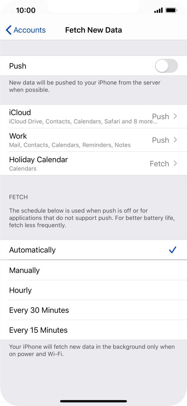 If you turn off the function, press the required setting. If you turn off the function, press the required setting.