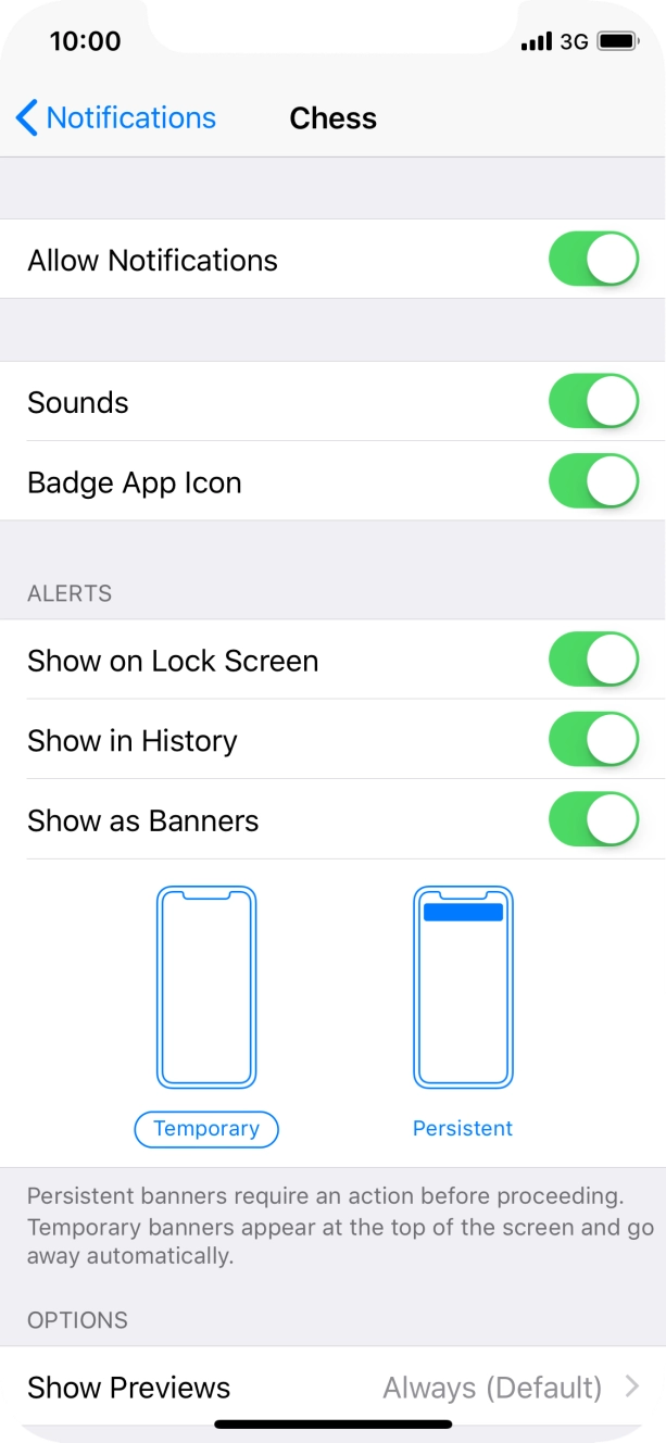 Press the indicator next to Press the indicator next to