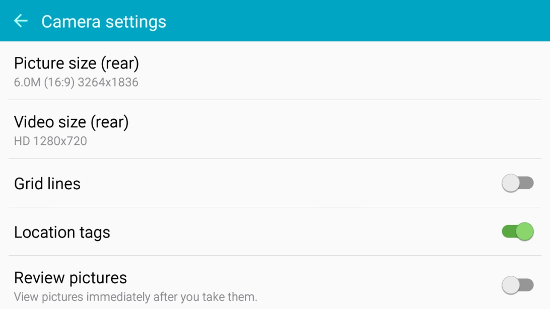 Press Video size (rear).