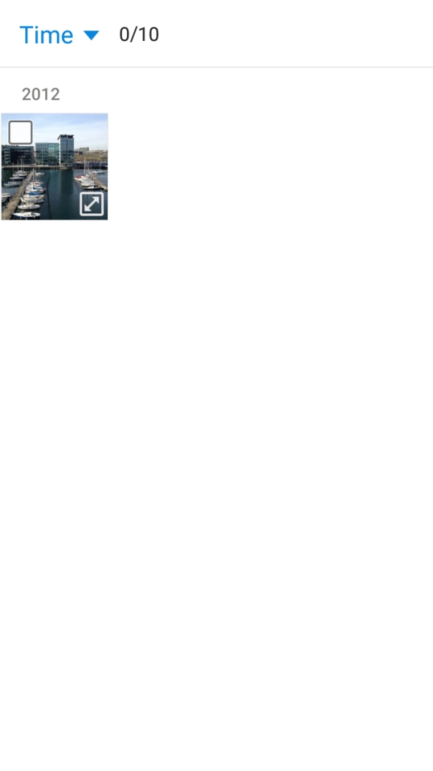 Press the required picture.