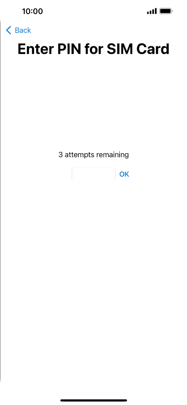 If your SIM is locked, key in your PIN and press OK. If your SIM is locked, key in your PIN and press OK.
