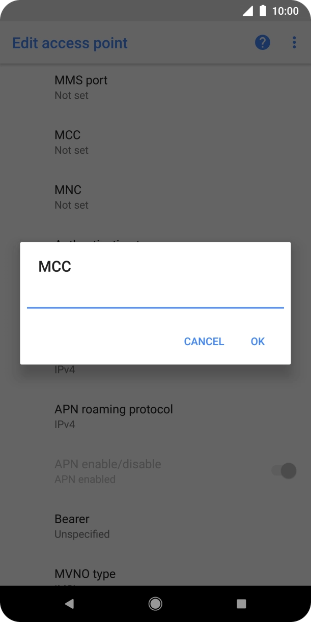 Key in 505 and press OK. Key in 505 and press OK.