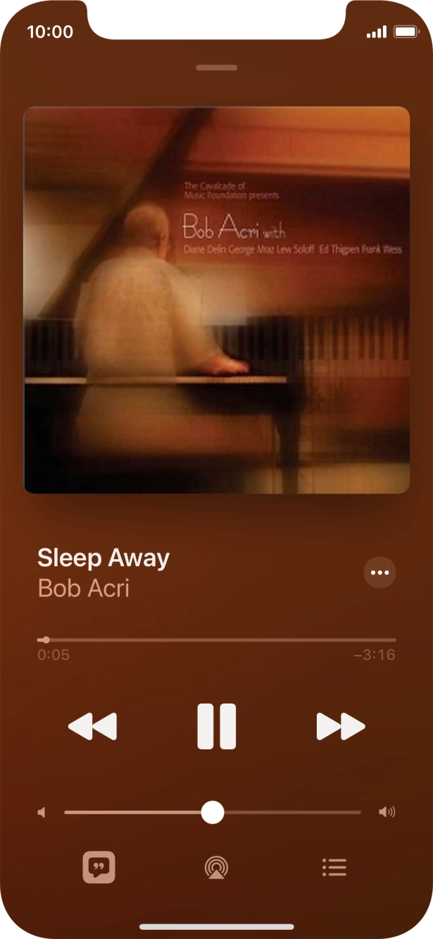 Press arrow right to go to the next audio file.