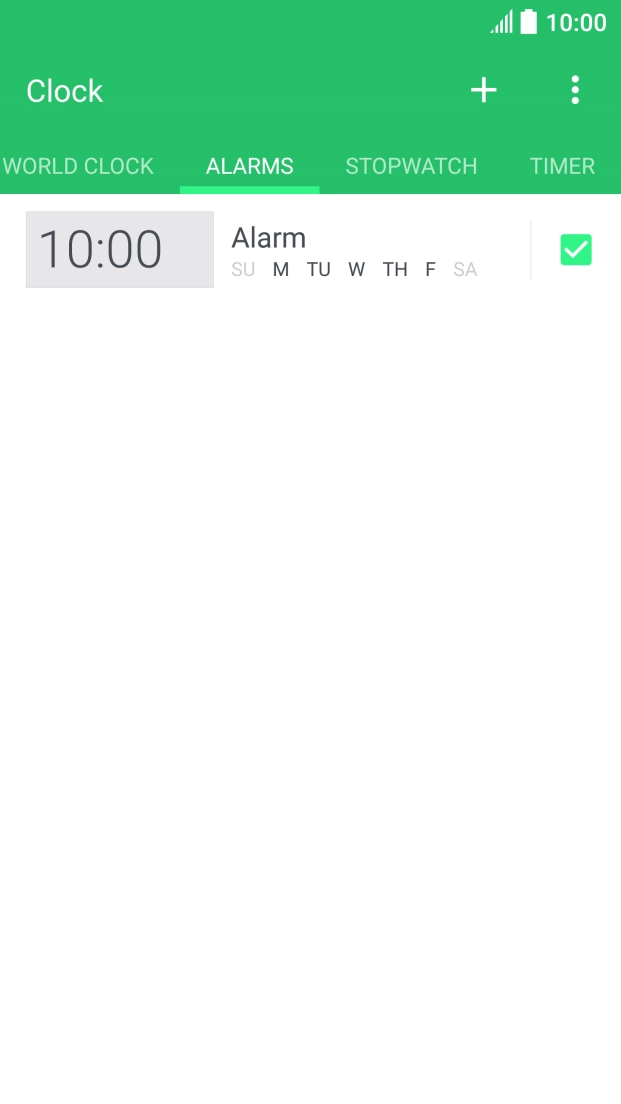 Press the Home key to return to the home screen.