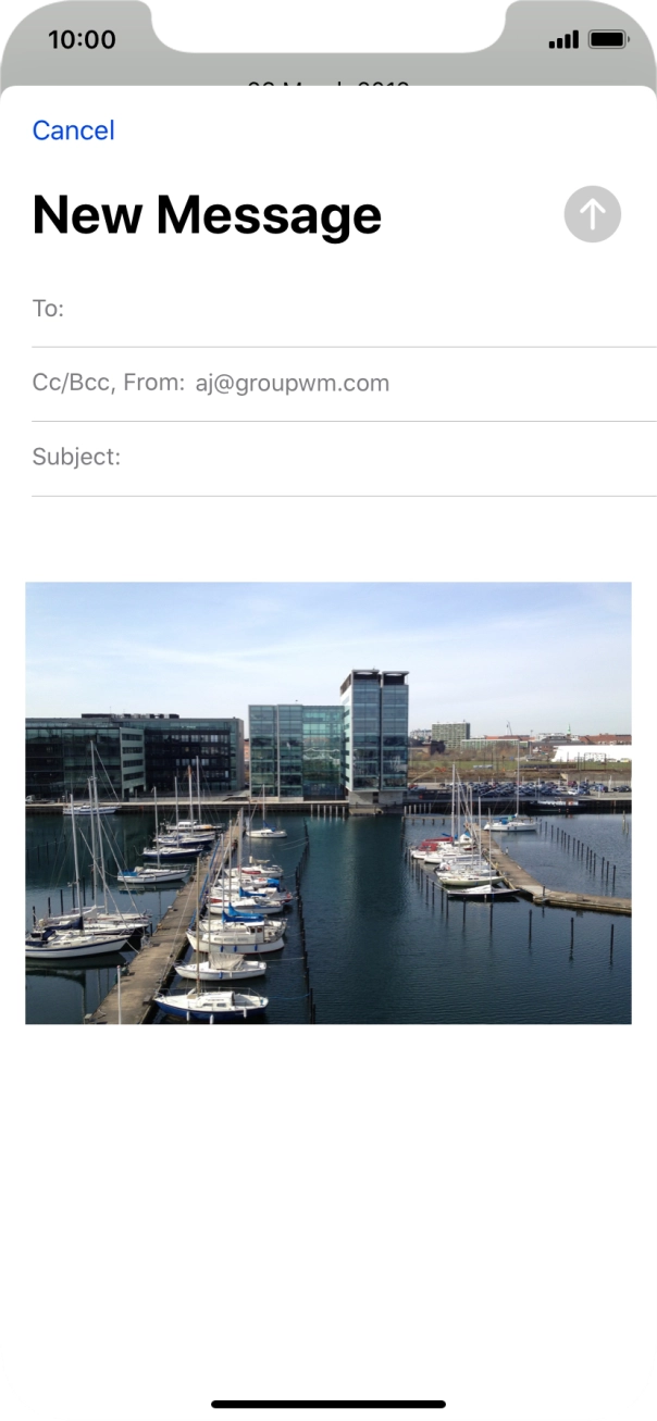 Press the field next to 