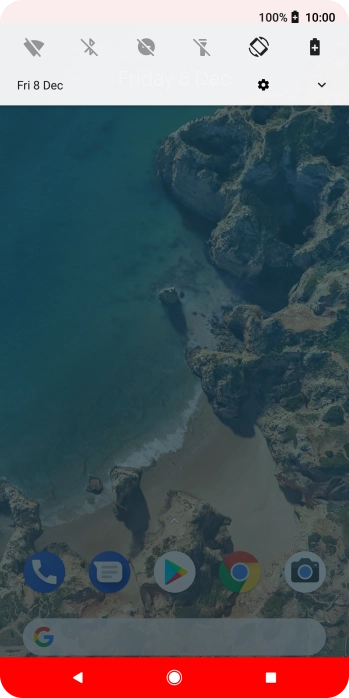 Press the Home key to return to the home screen. Press the Home key to return to the home screen.