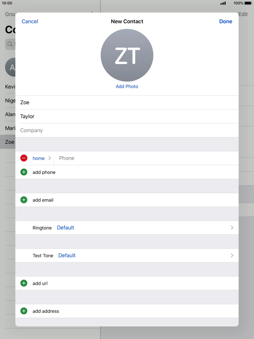 Press Phone and key in the required phone number.