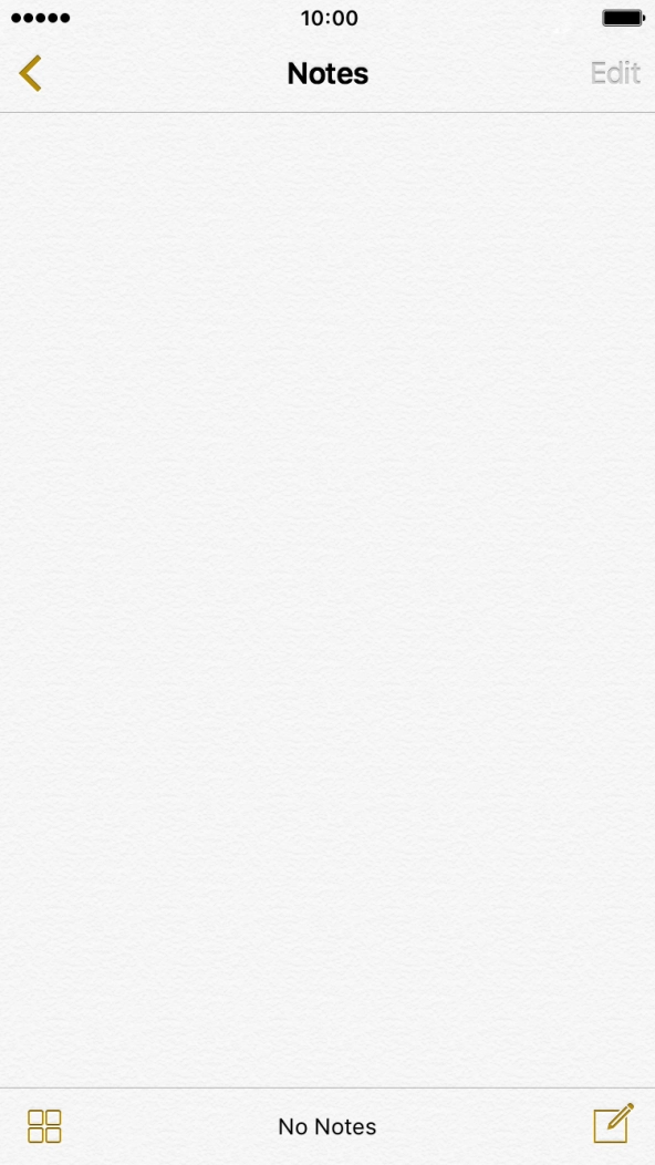 Press the new note icon and write the text for your note.