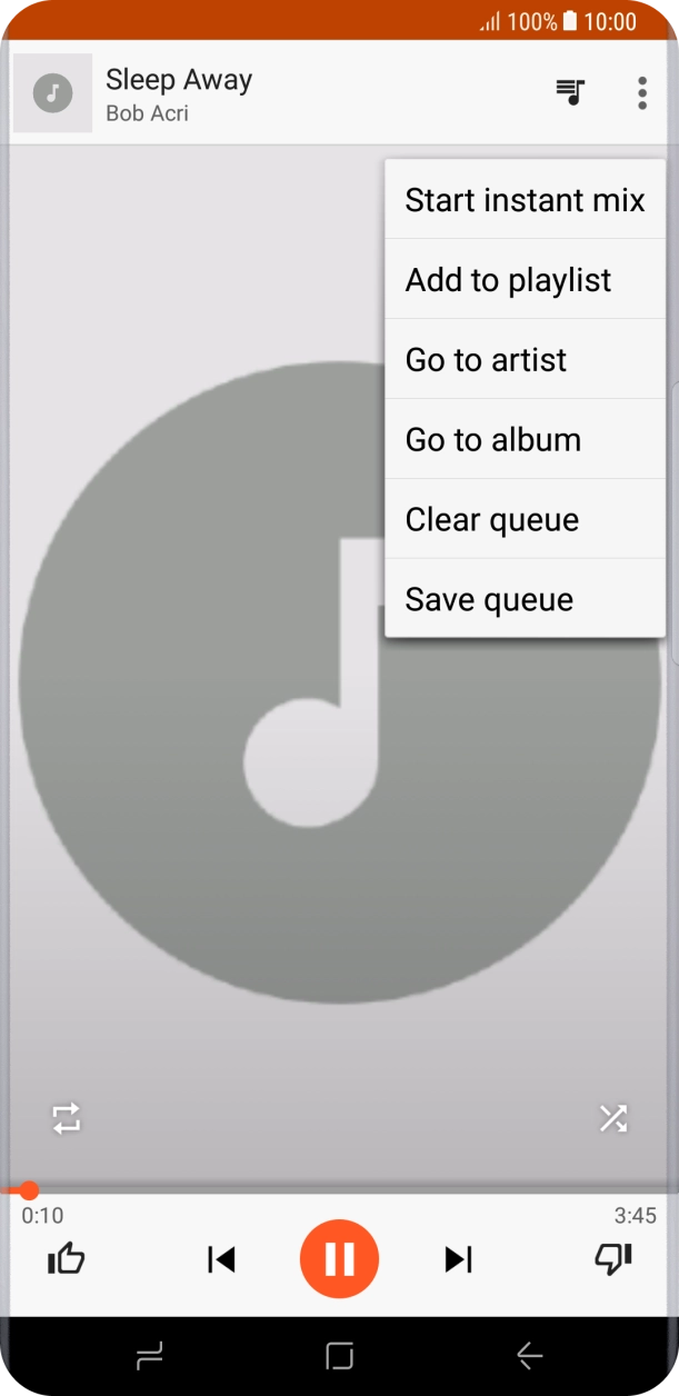Press Add to playlist.