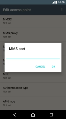 Key in 80 and press OK.