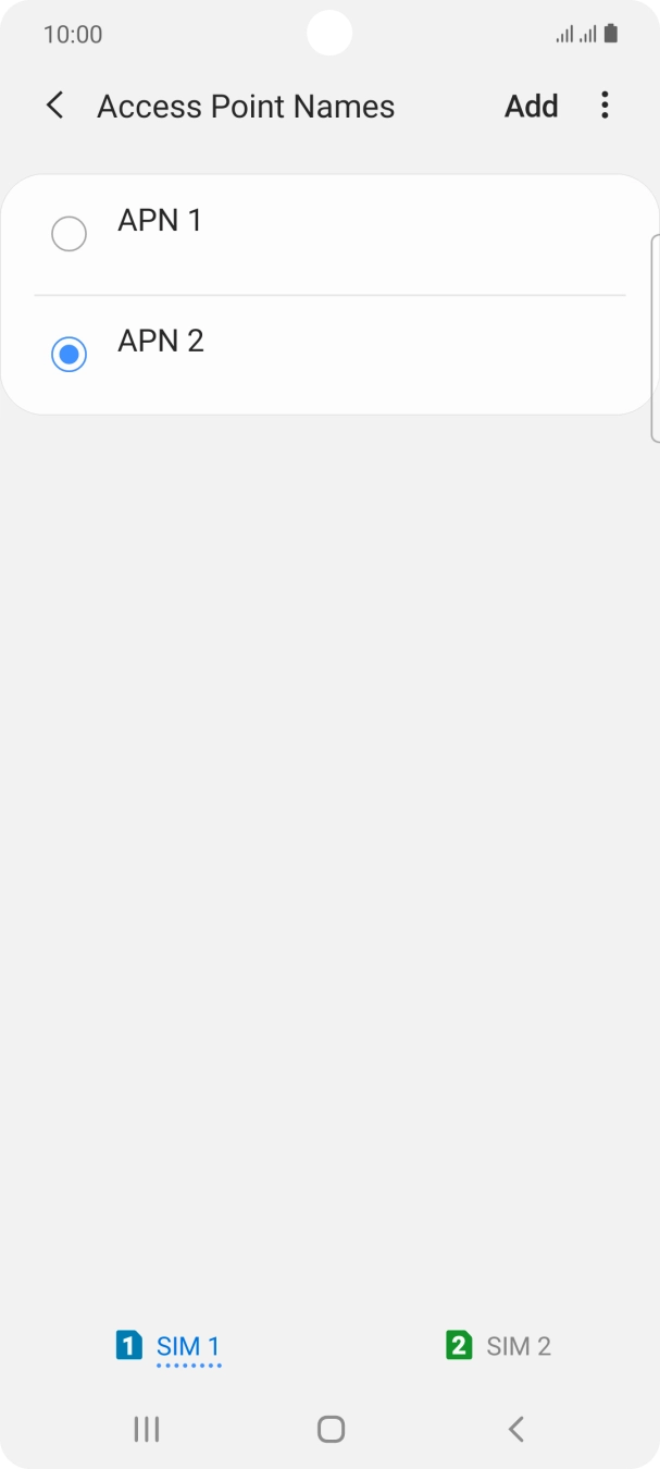 Press the Home key to return to the home screen.