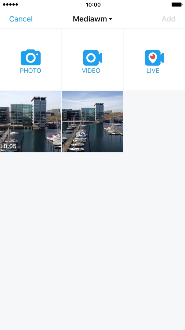 Press the required picture.