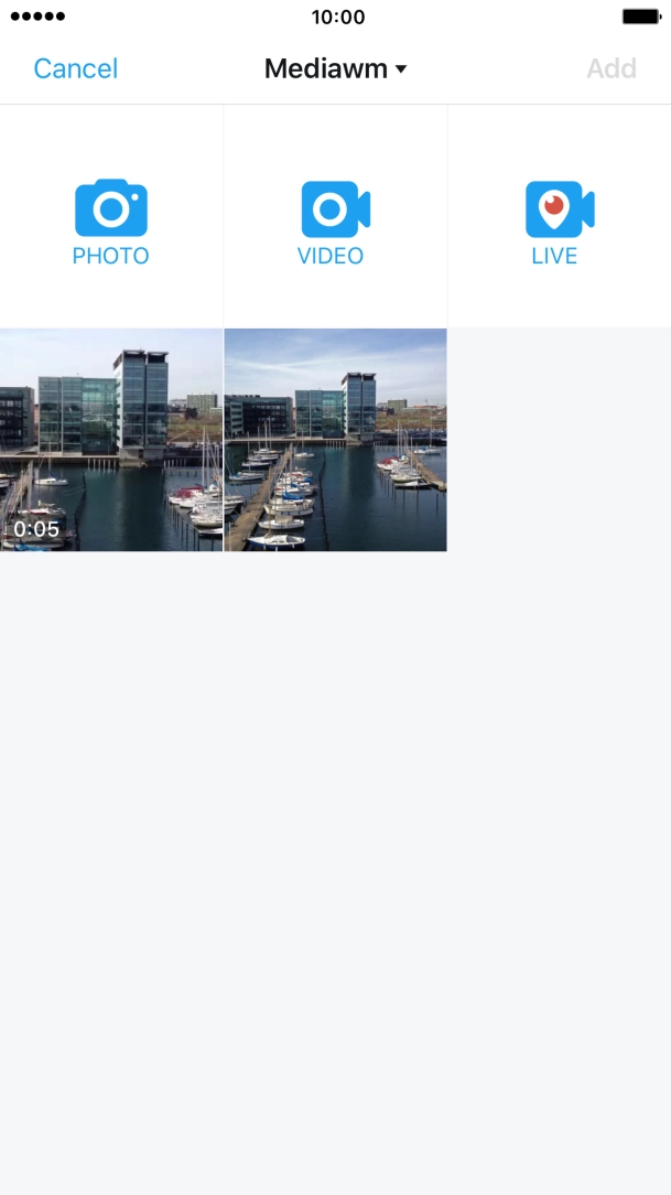 Press the required picture. Press the required picture.