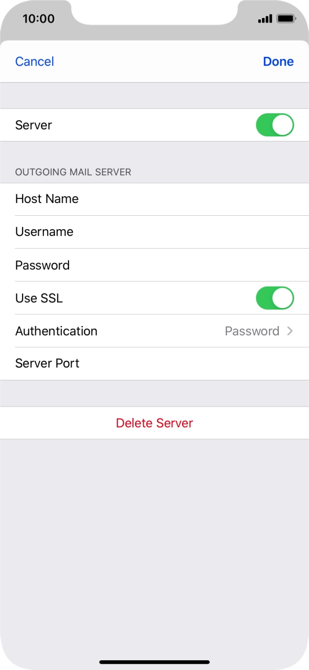 Press Authentication.
