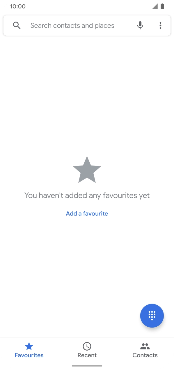 Press the menu icon.