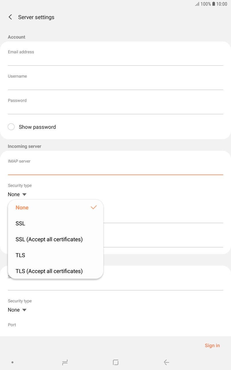 Press SSL to turn on the function.