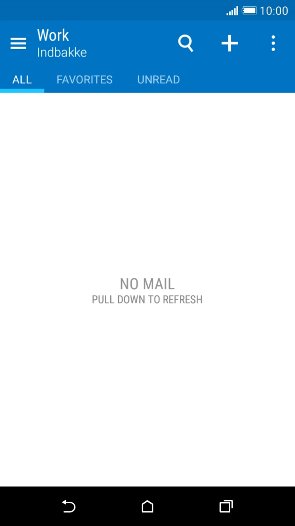 Press the menu icon.