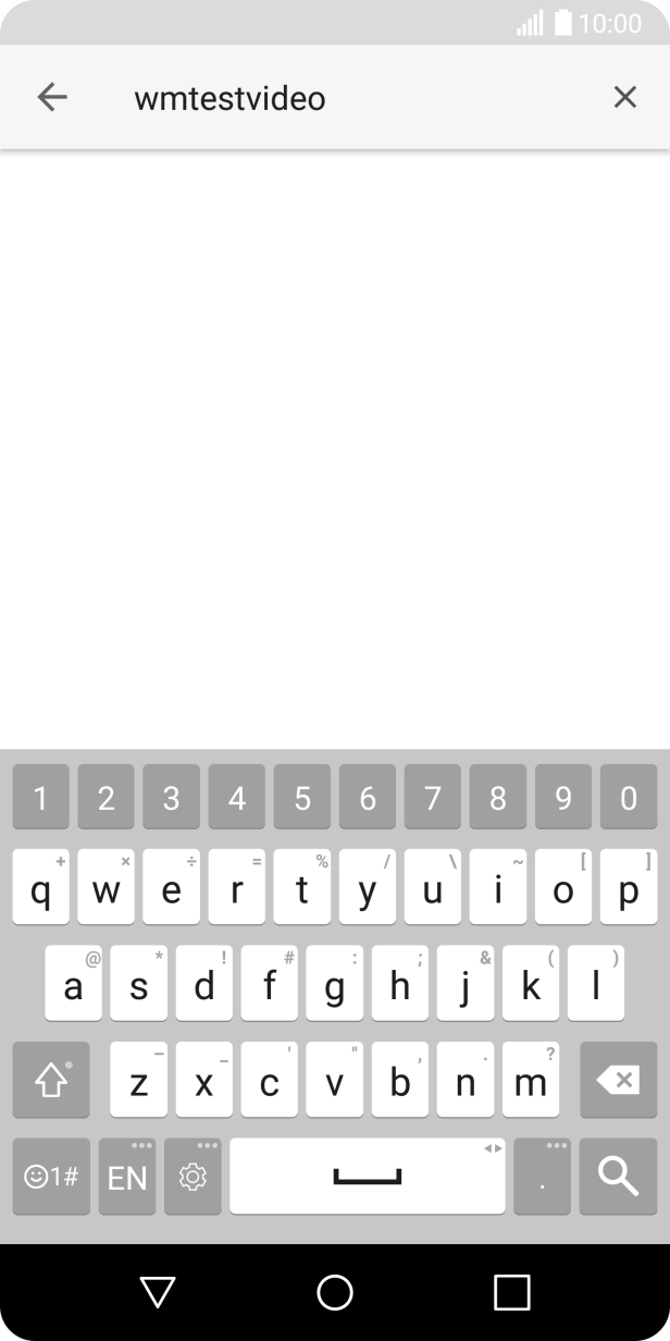 Key in the required search word and press the search icon.