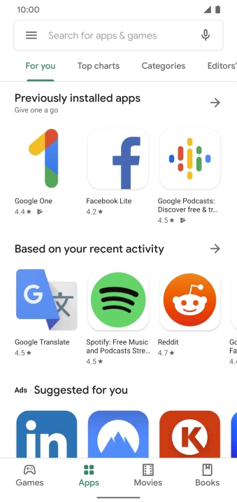 Press the menu icon. Press the menu icon.