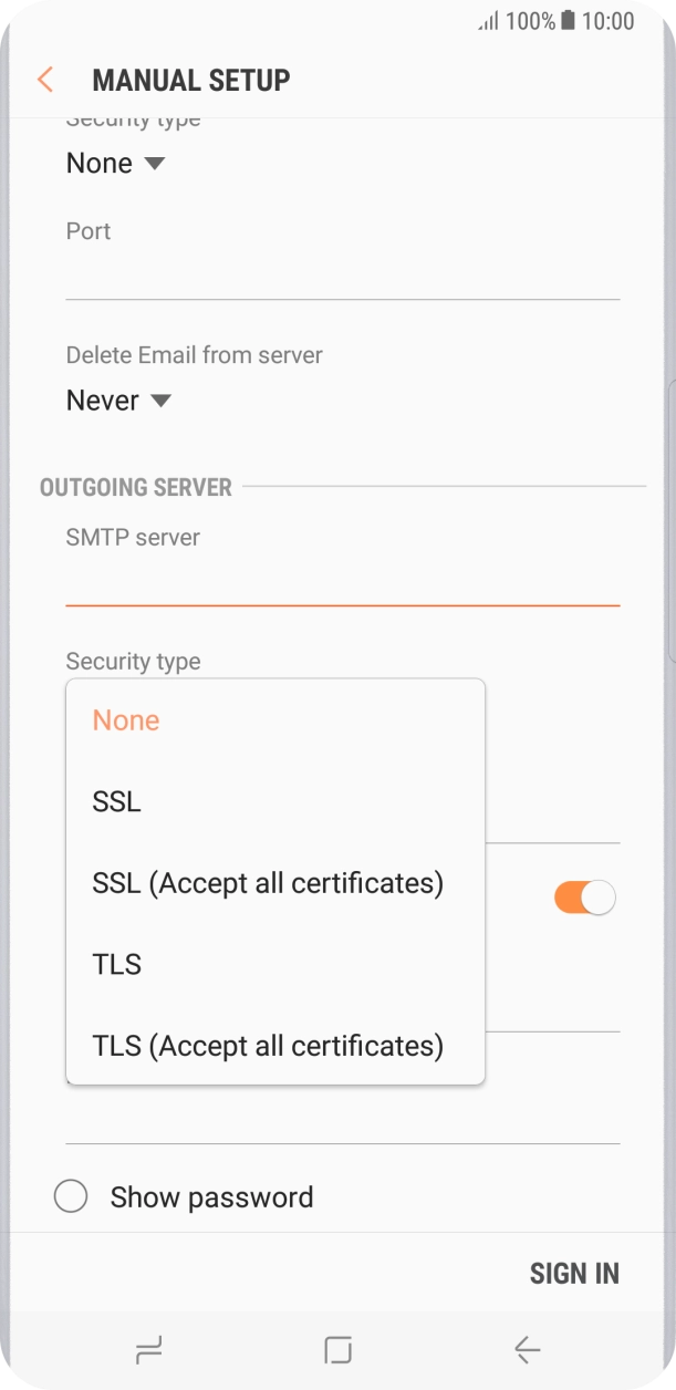 Press SSL to turn on the function.