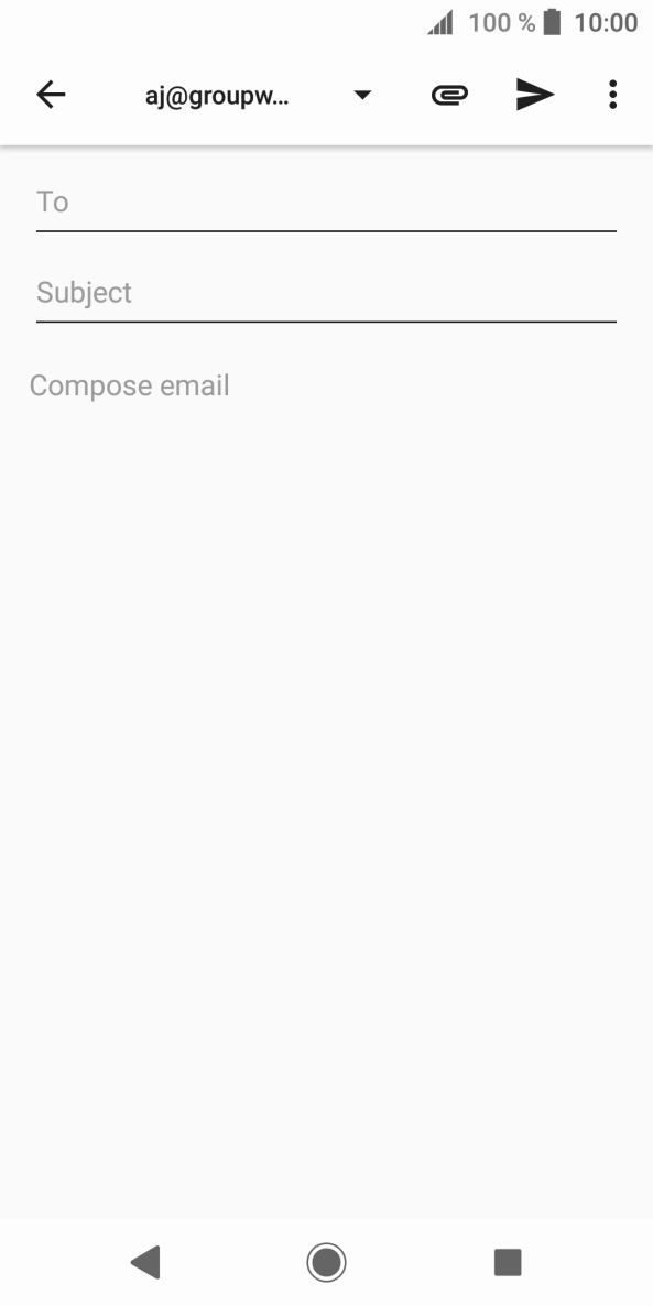 Press To and key in the first letters of the recipient's name.