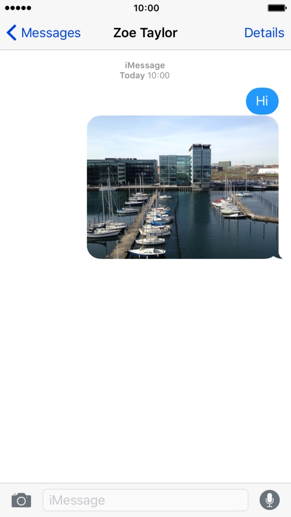 Press the Home key to return to the home screen.