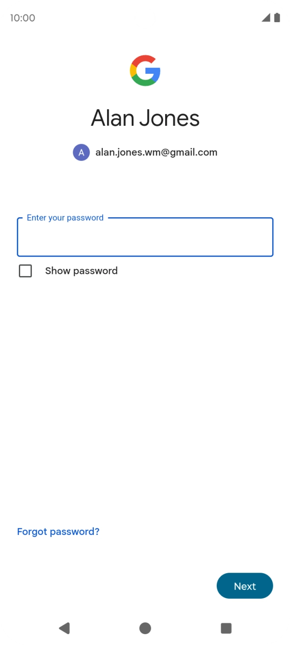 Press the field below Press the field below