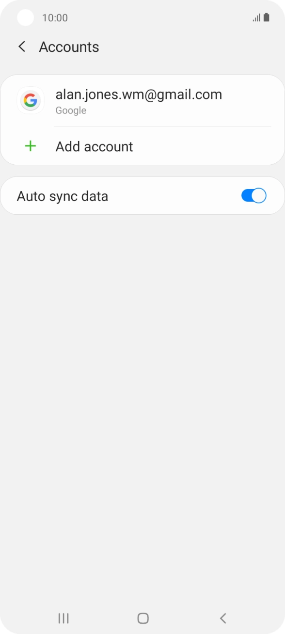 Press the Home key to return to the home screen.