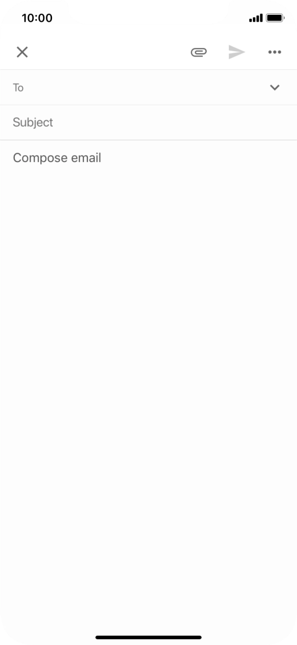 Press To and key in the first letters of the recipient's name.