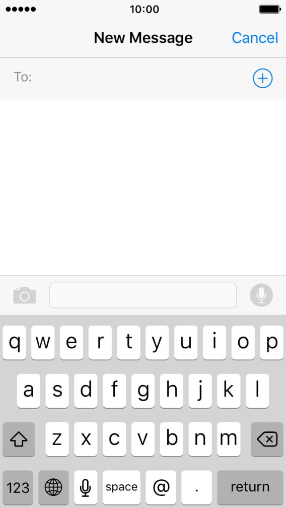 Open a new note, message or email to bring up the keypad and your phone is ready for text input.