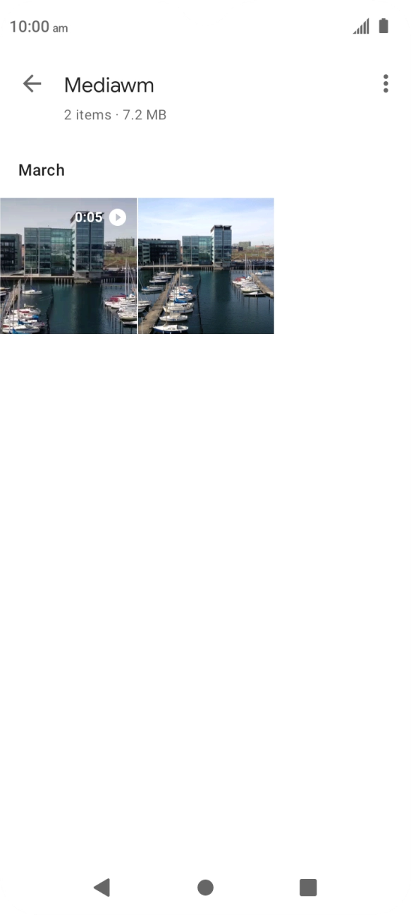 Press and hold any picture or video.