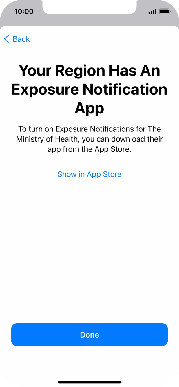 Press Show in App Store and follow the instructions on the screen to download and install the app.