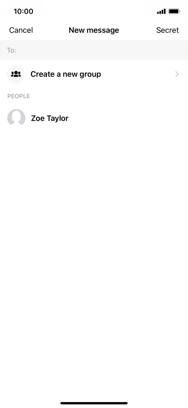 Press the field next to 