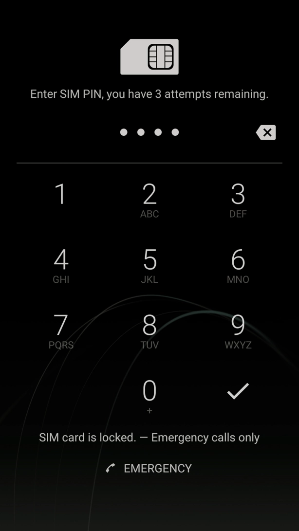 If you're asked to key in your PIN, do so and press the confirm icon.