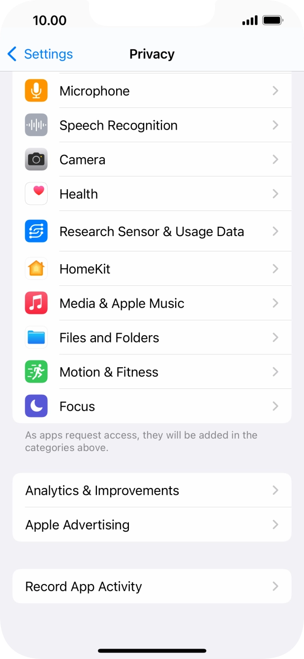 Press Record App Activity.