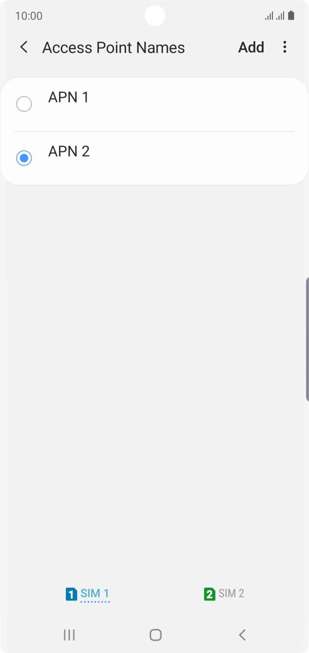 Press the Home key to return to the home screen.