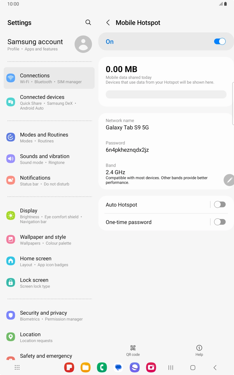 Press the Home key to return to the home screen.