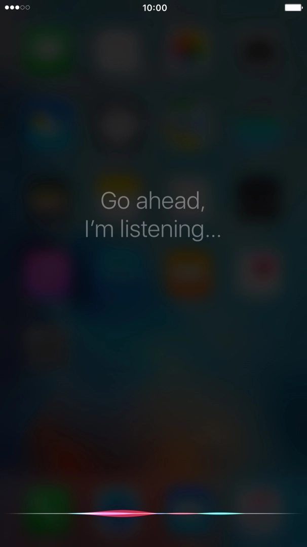 Press the Home key to return to the home screen.