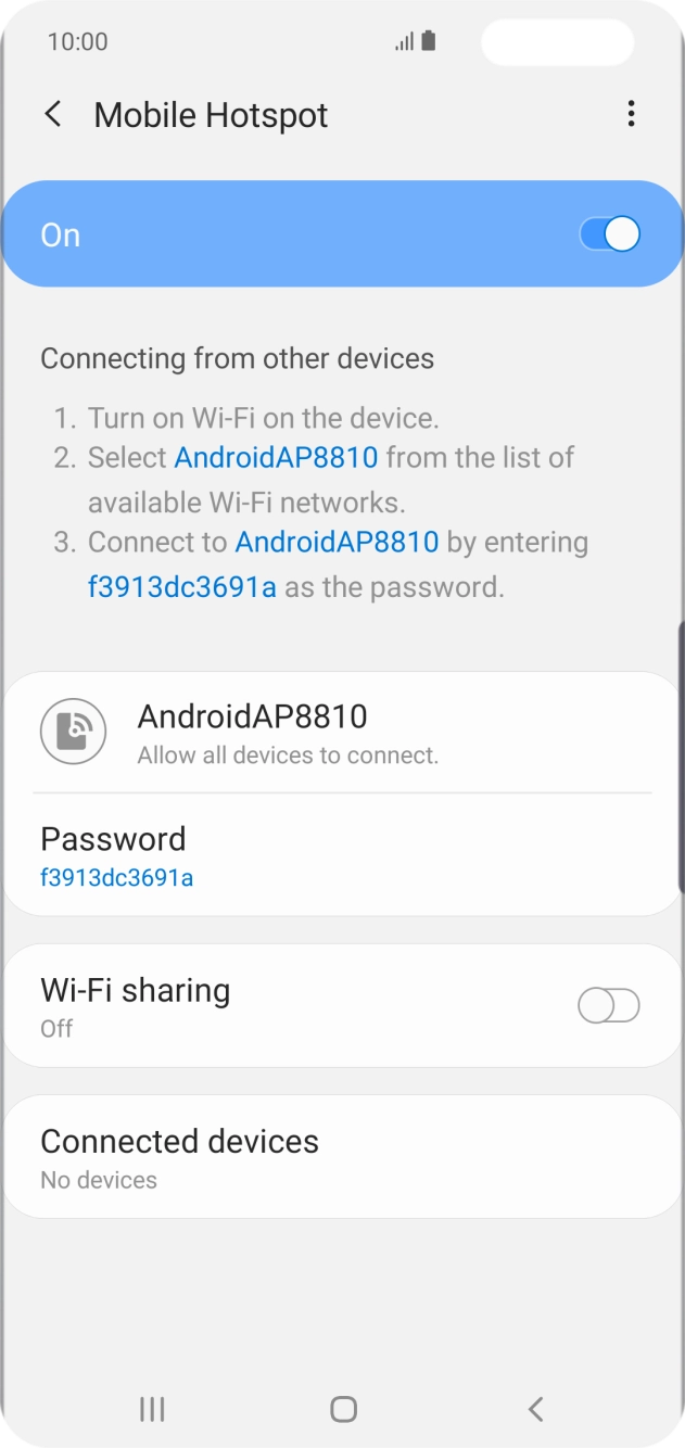 Press the Home key to return to the home screen.
