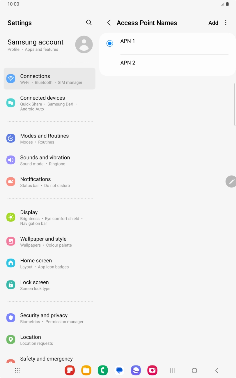 Press the Home key to return to the home screen.
