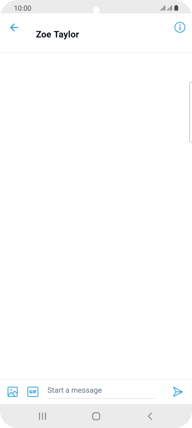 Press the text input field.