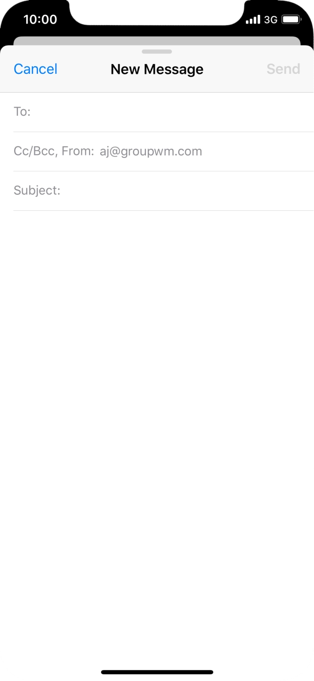 Press To and key in the first letters of the recipient's name. Press To and key in the first letters of the recipient's name.